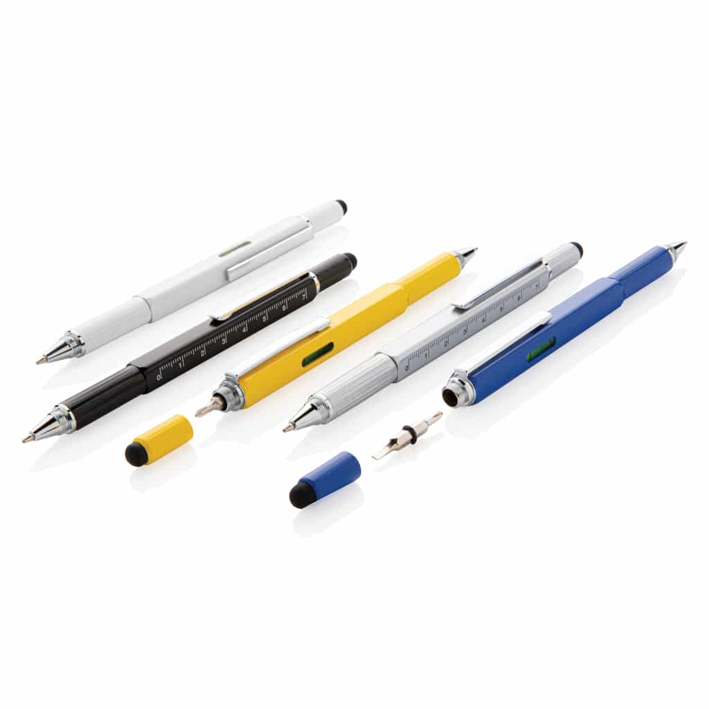 Miniature 10 pour Stylo outil 5 en 1 en aluminium
