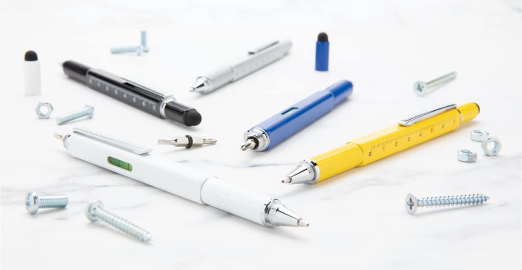 Miniature 11 pour Stylo outil 5 en 1 en aluminium