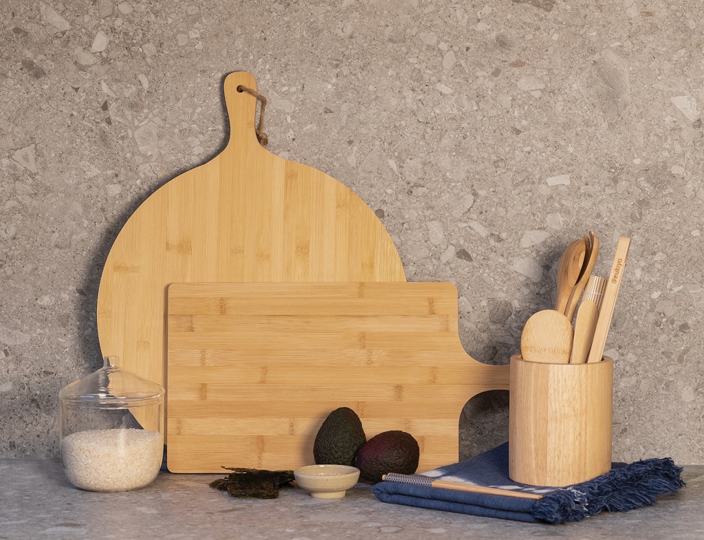 Miniature 9 pour Planche de service ronde en bambou Ukiyo