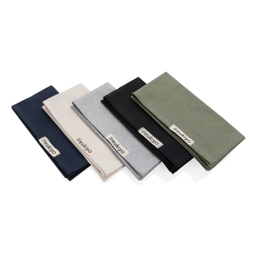 Miniature 6 pour Set de 4 serviettes de table Ukiyo en rcotton 180gr Aware™