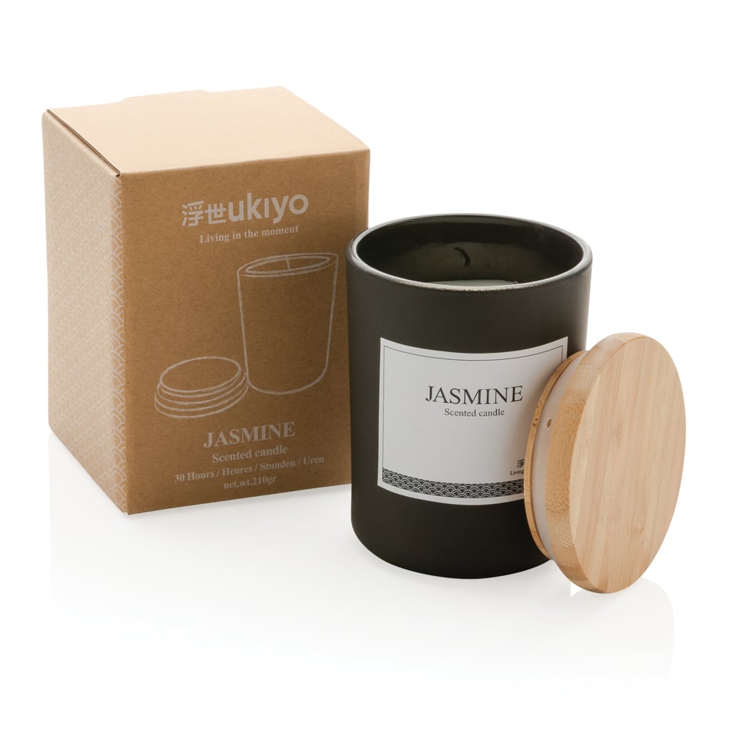 Miniature 12 pour Bougie parfumée avec couvercle en bambou Ukiyo