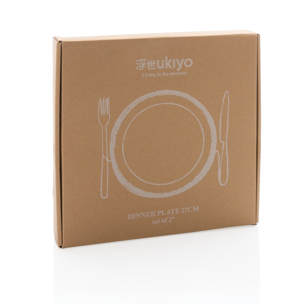 Miniature 9 pour Set de 2 assiettes 28cm Ukiyo