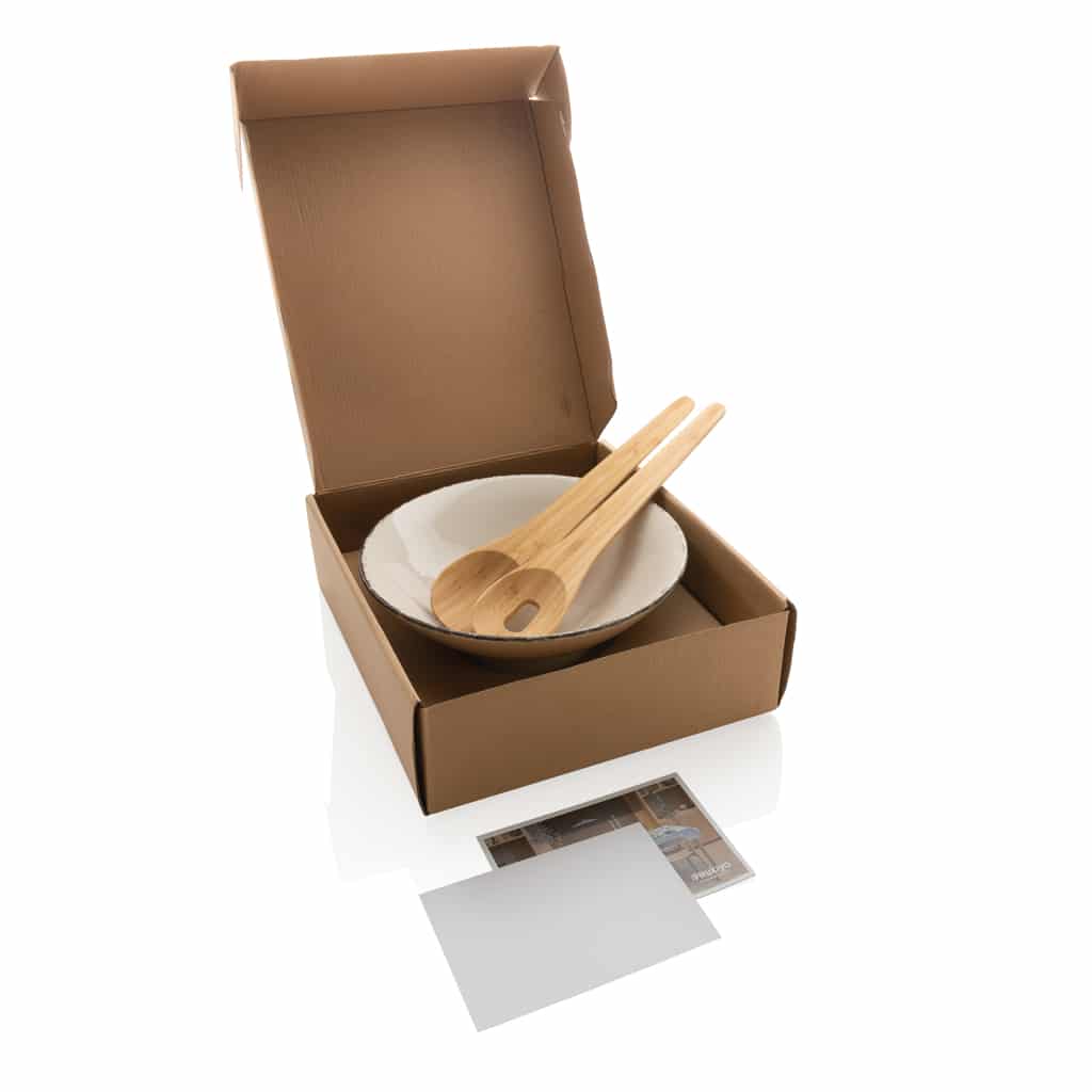 Miniature 11 pour Saladier avec couvert à salade en bambou Ukiyo