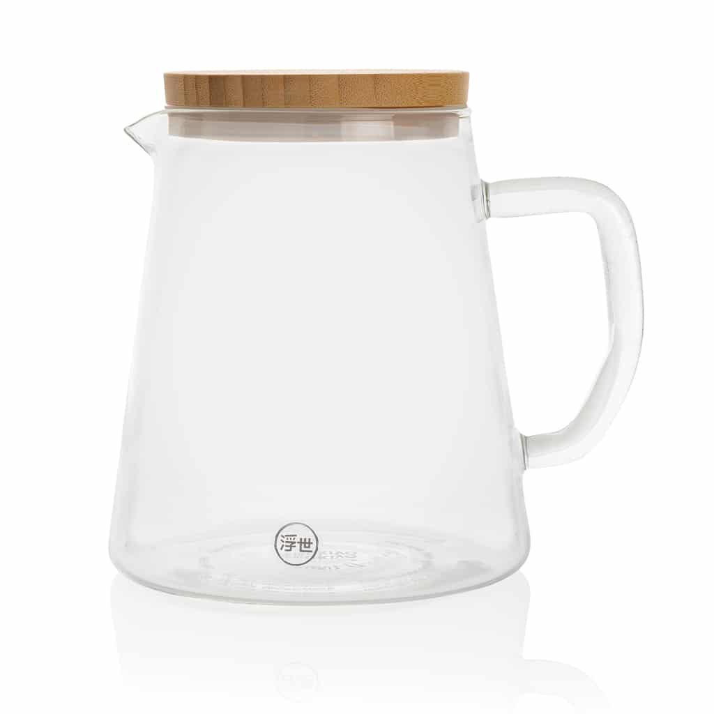 Miniature 3 pour Carafe d'eau 1,2L en verre avec couvercle en bambou Ukiyo