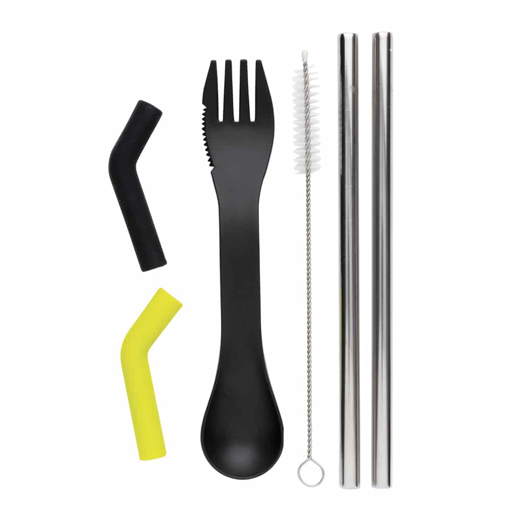 Miniature 5 pour Set pailles 2 pcs et couverts Tierra