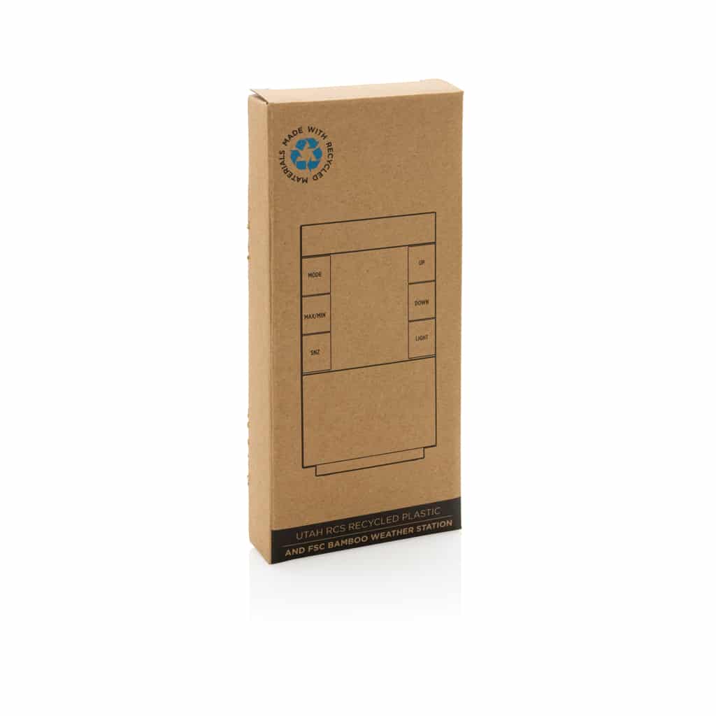 Miniature 8 pour Station météo en bambou FSC® et plastique recyclé RCS Utah