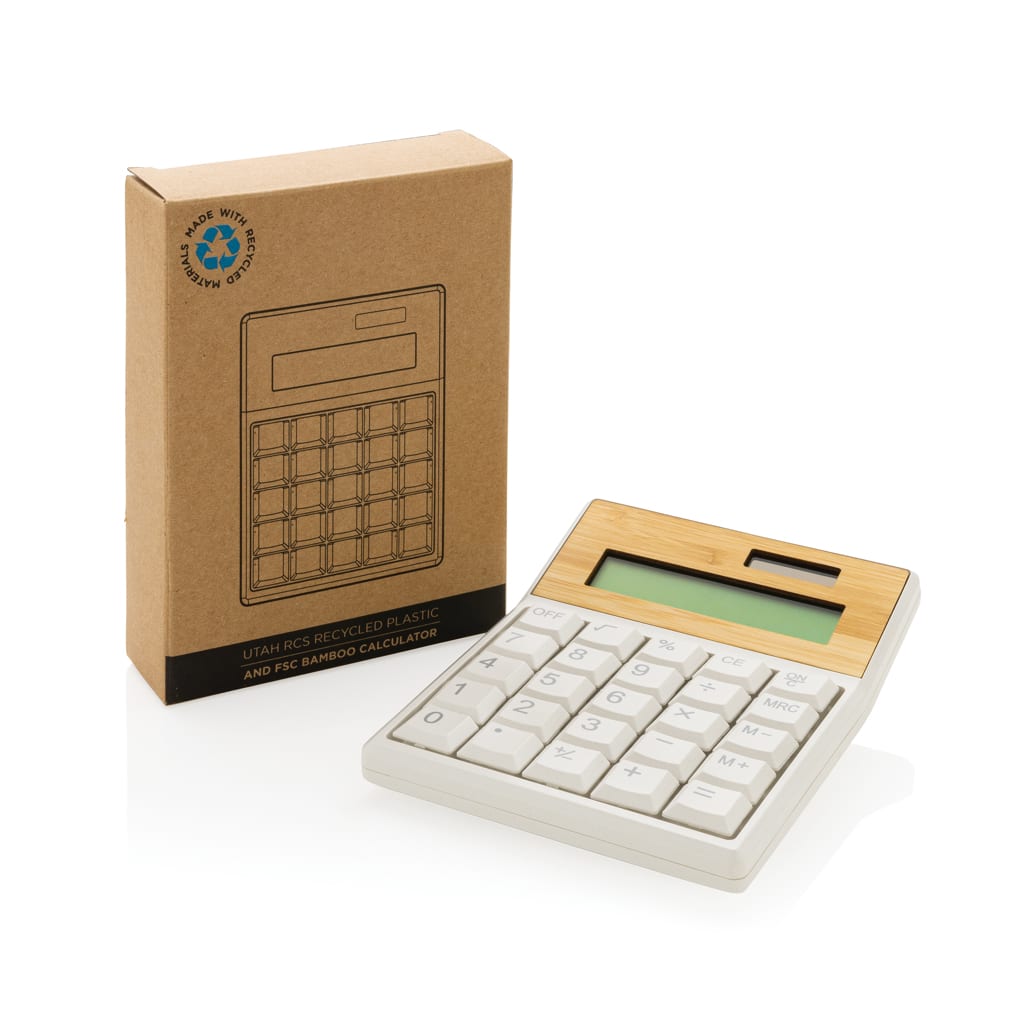 Miniature 7 pour Calculatrice en bambou FSC® et plastique recyclé RCS Utah