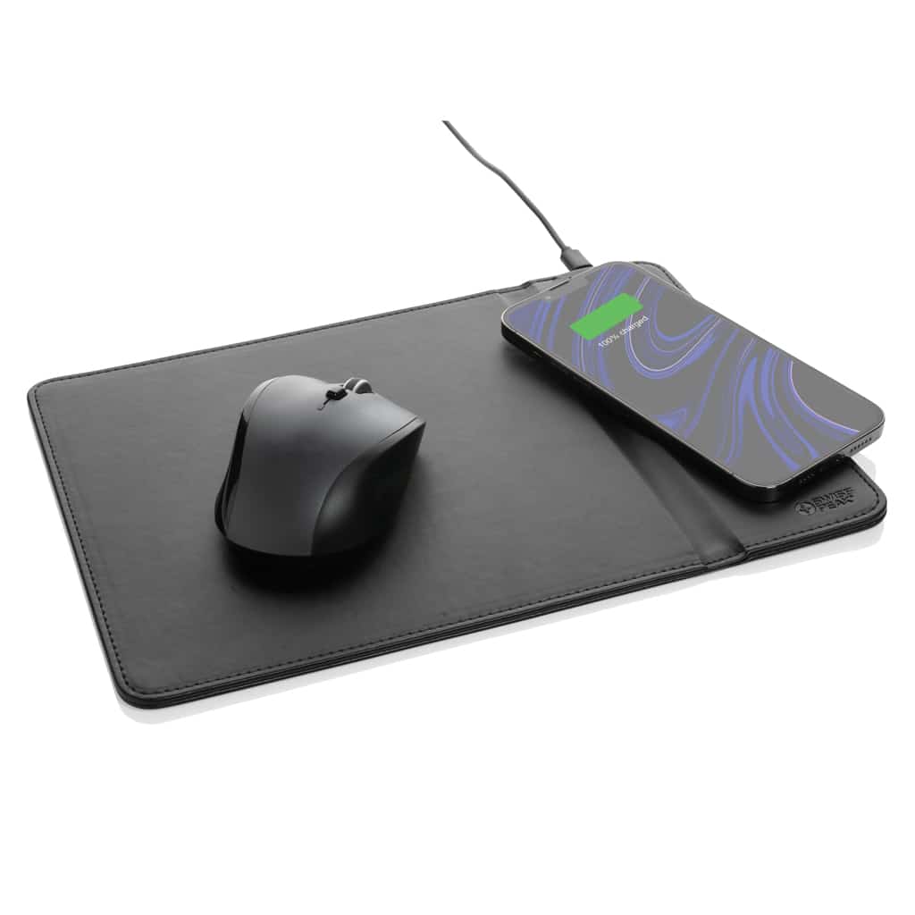 Miniature 3 pour Tapis de souris en PU RCS avec chargeur 10W Swiss Peak