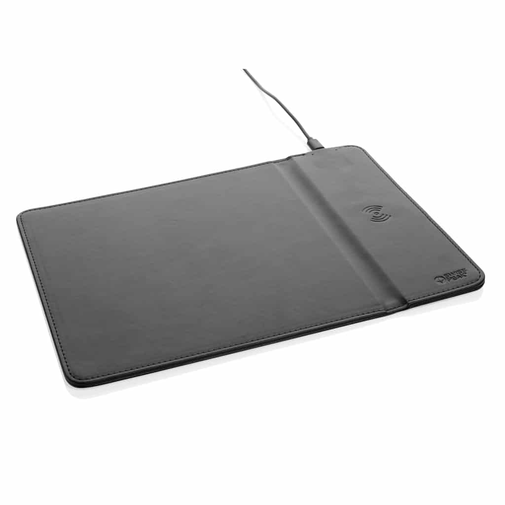Miniature 8 pour Tapis de souris en PU RCS avec chargeur 10W Swiss Peak
