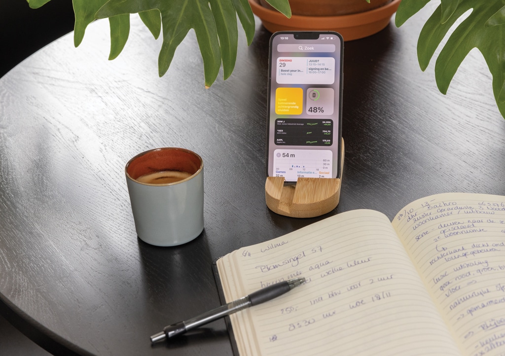 Miniature 9 pour Support tablette ou téléphone en bambou