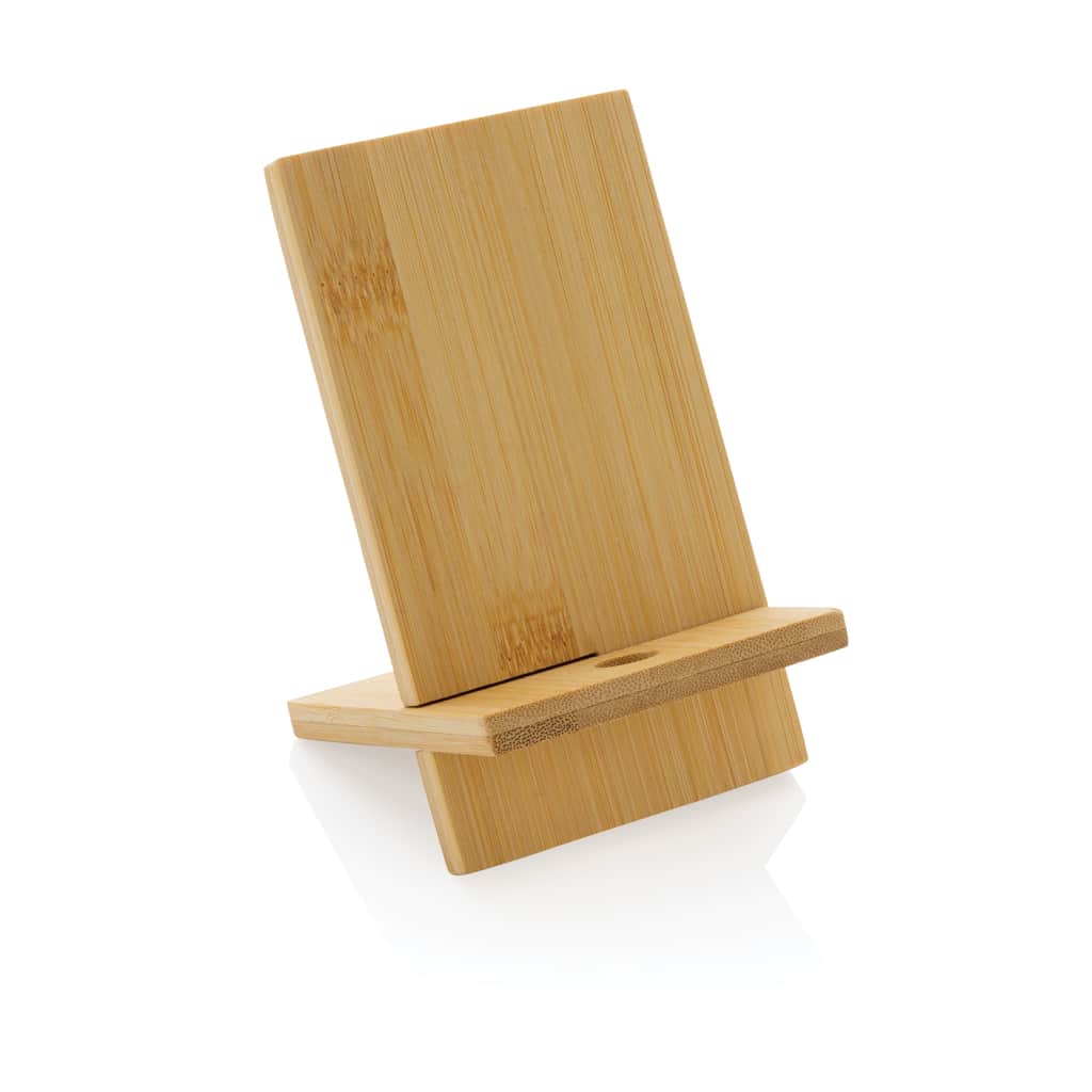 Miniature 2 pour Support téléphone en bambou FSC® dans une boîte kraft FSC®