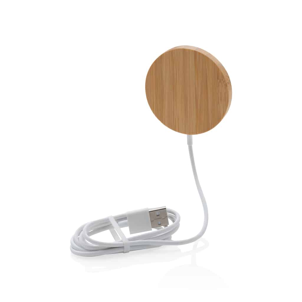 Miniature 2 pour Chargeur magnétique sans fil en bambou 10W