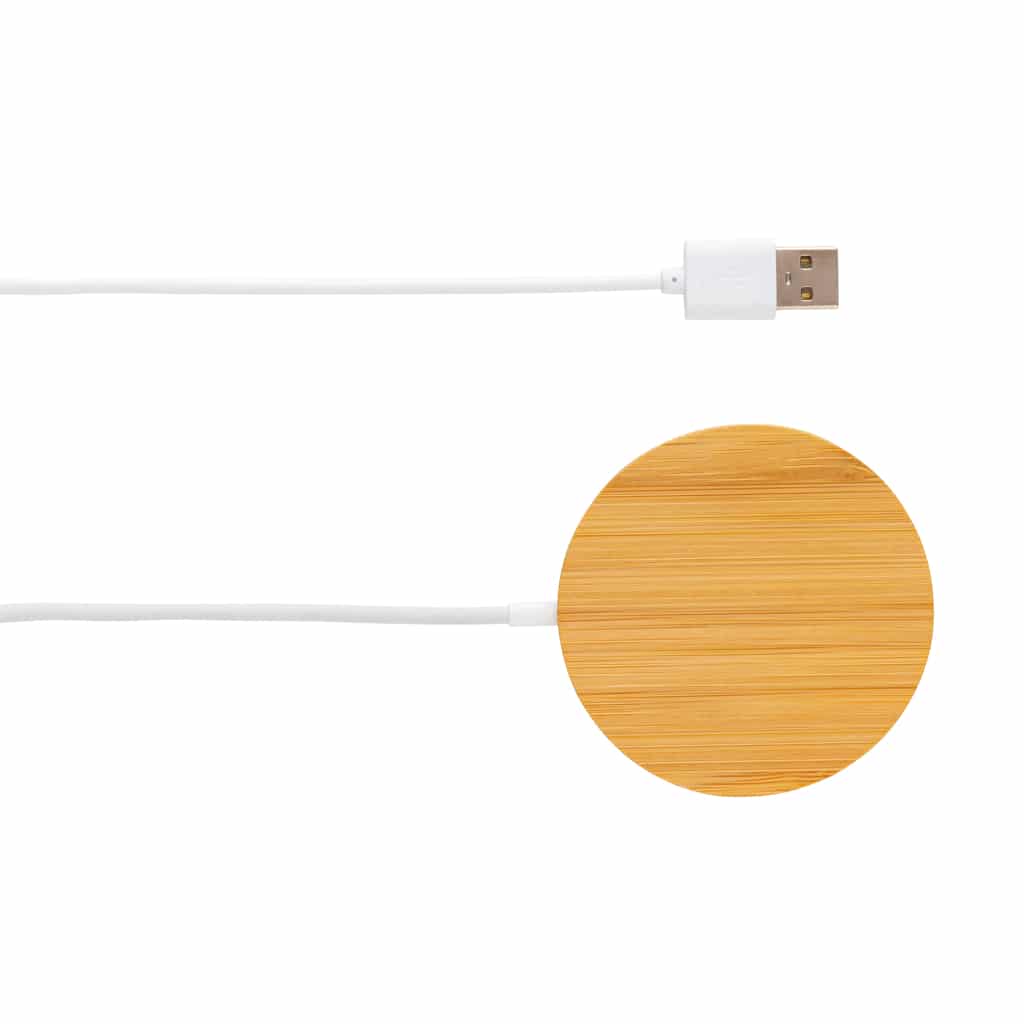 Miniature 3 pour Chargeur magnétique sans fil en bambou 10W