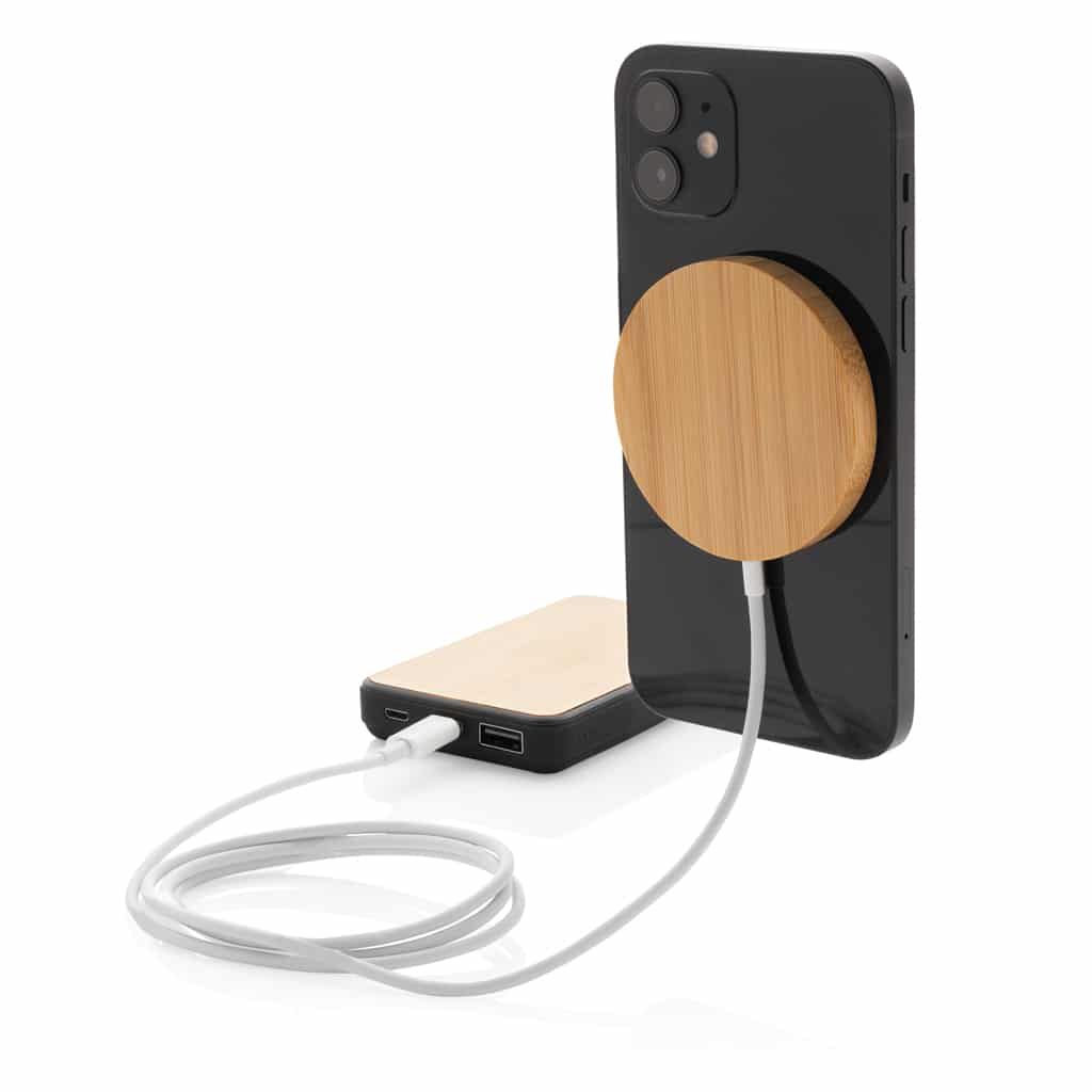 Miniature 5 pour Chargeur magnétique sans fil en bambou 10W