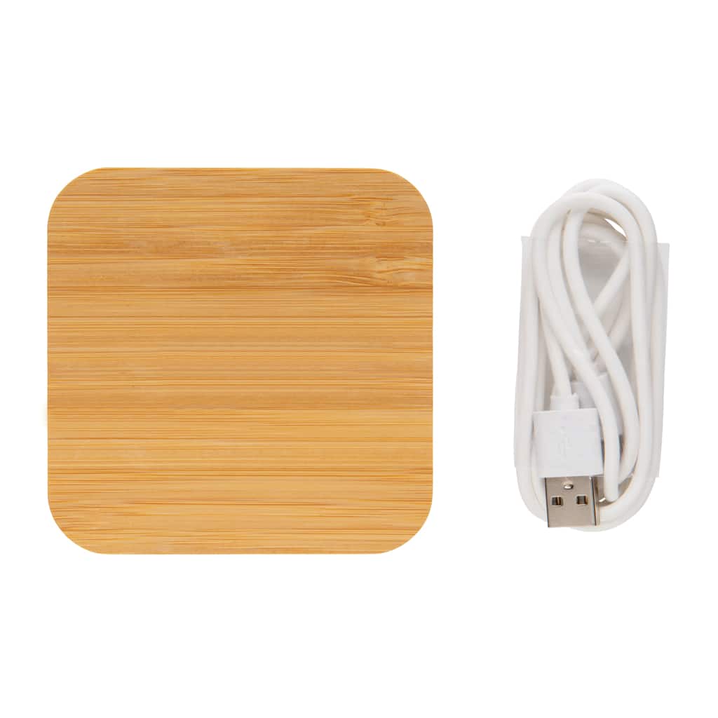 Miniature 5 pour Chargeur sans fil 5W et USB en bambou FSC