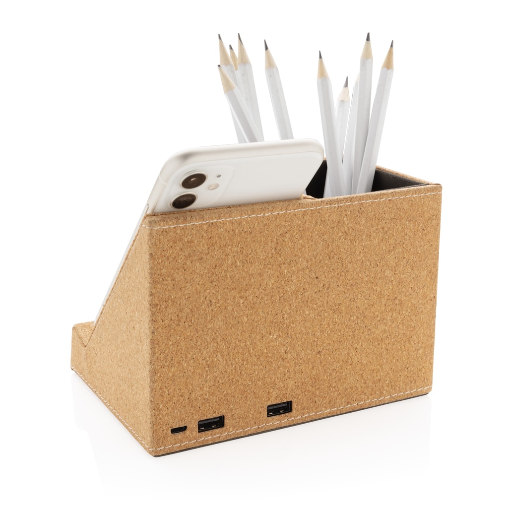 Miniature 7 pour Chargeur à induction 5W en liège avec porte-crayons