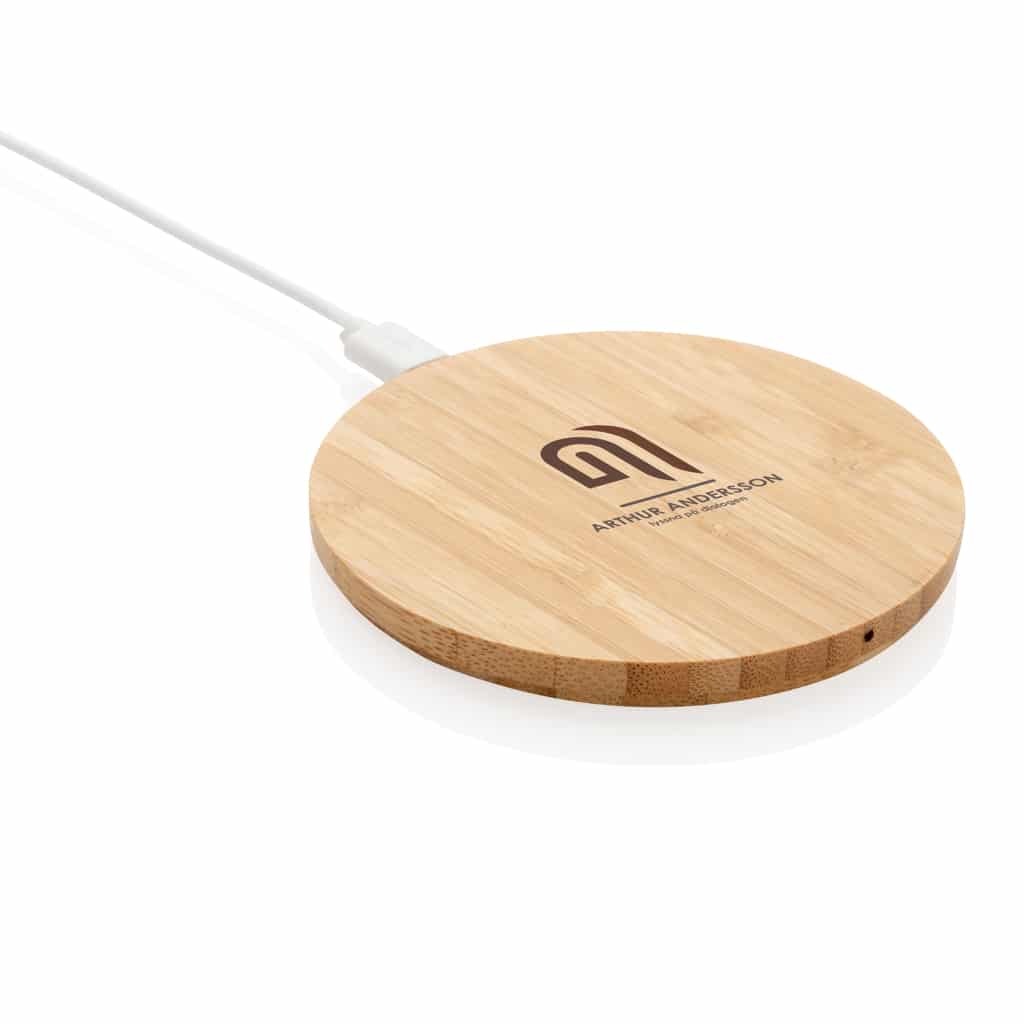 Miniature 7 pour Chargeur sans fil 5W rond en bambou FSC®