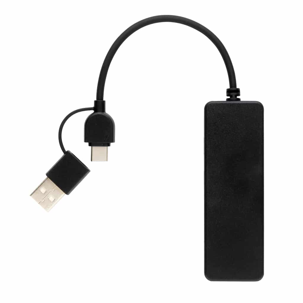 Miniature 3 pour Hub avec double entrée en plastique recyclé RCS