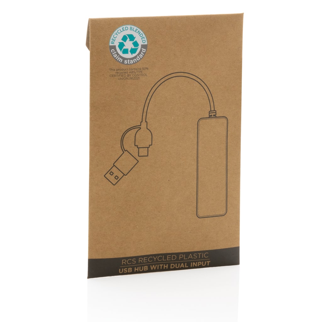Miniature 9 pour Hub avec double entrée en plastique recyclé RCS