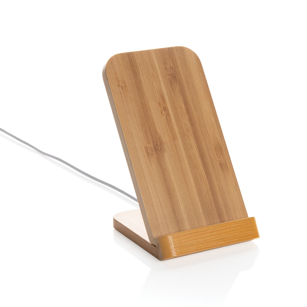 Miniature 2 pour Support téléphone à induction 5W en bambou FSC