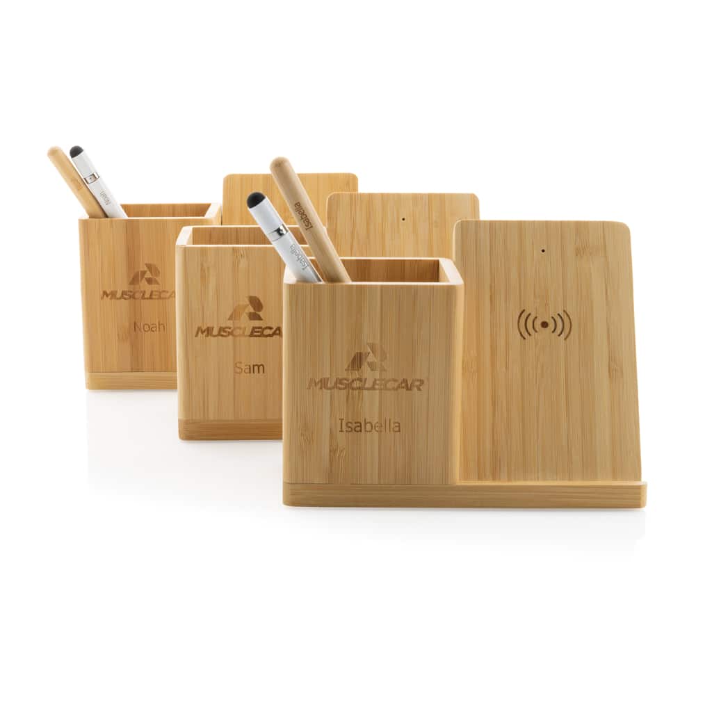 Miniature 12 pour Chargeur sans fil 10W en bambou FSC® Calgary