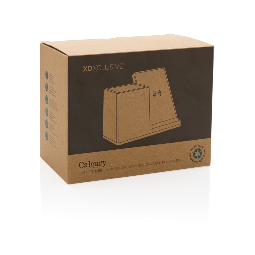 Miniature 16 pour Chargeur sans fil 10W en bambou FSC® Calgary