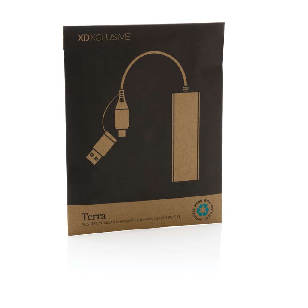Miniature 10 pour Hub avec 3 ports USB en aluminium recyclé RCS Terra