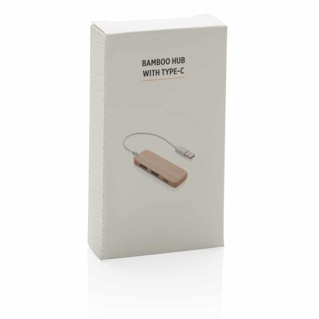 Miniature 8 pour Hub en bambou avec Type C