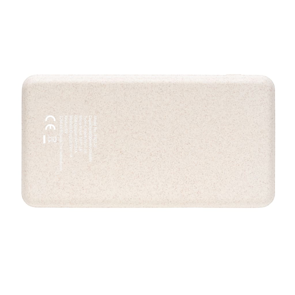 Miniature 4 pour Powerbank 8000 mAh 5W en fibre de paille et liège