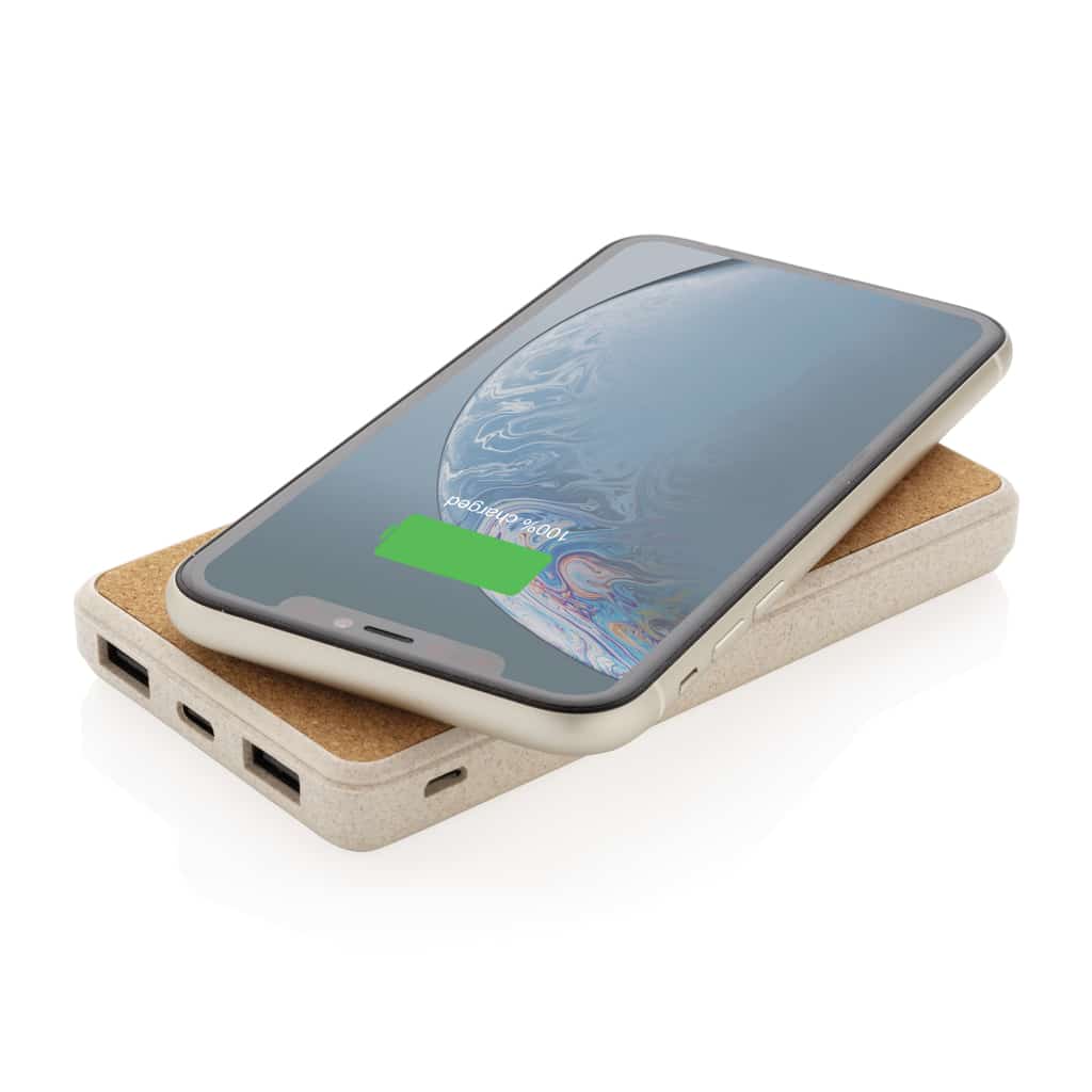 Miniature 5 pour Powerbank 8000 mAh 5W en fibre de paille et liège