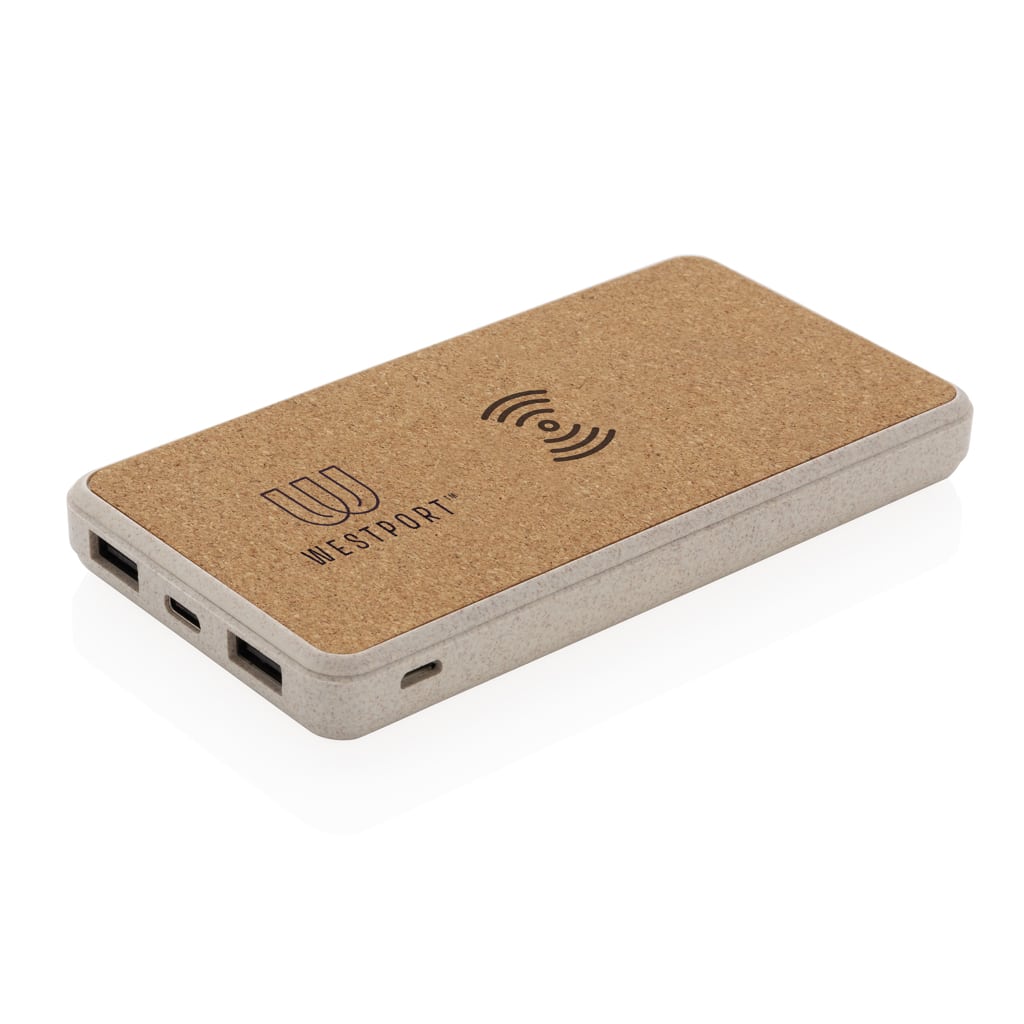 Miniature 8 pour Powerbank 8000 mAh 5W en fibre de paille et liège