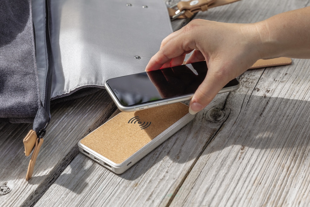 Miniature 10 pour Powerbank 8000 mAh 5W en fibre de paille et liège