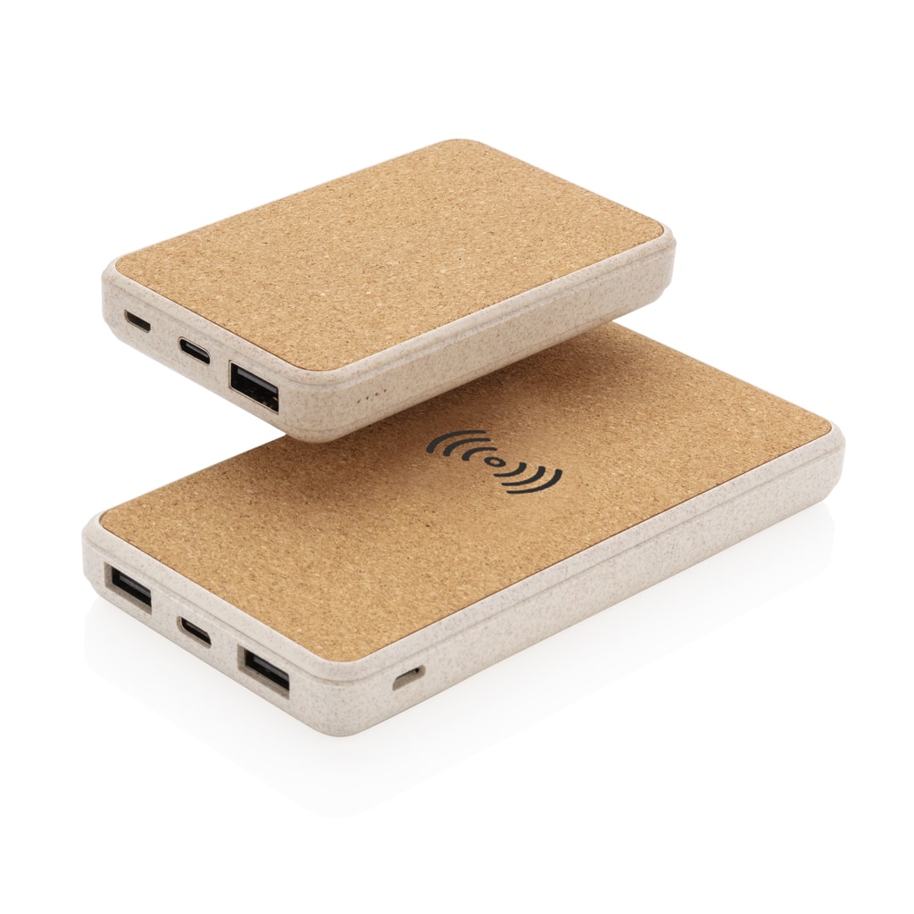Miniature 8 pour Powerbank 5000 mAh en fibre de paille de blé et liège