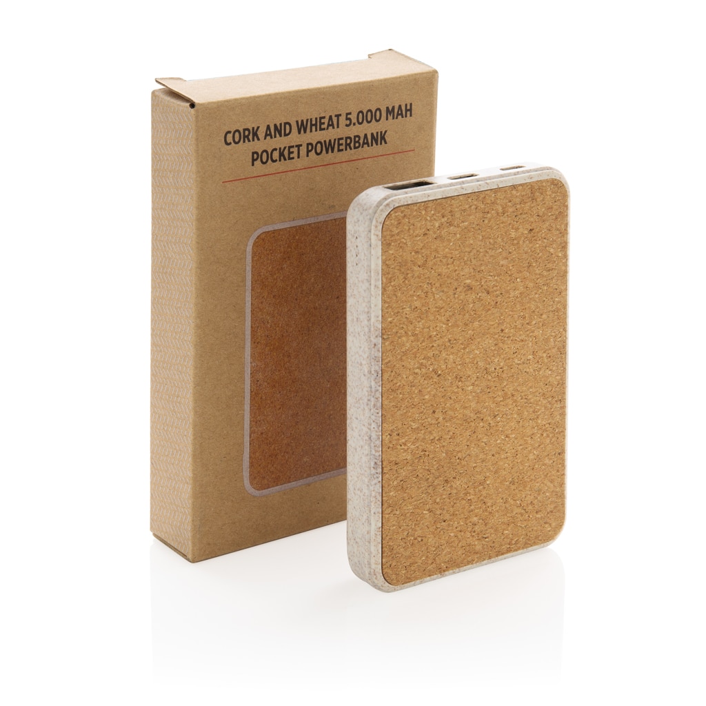 Miniature 10 pour Powerbank 5000 mAh en fibre de paille de blé et liège