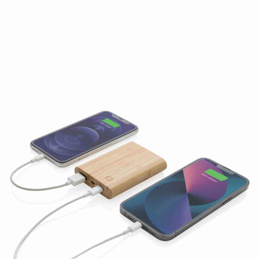 Miniature 4 pour Batterie de secours 5000 mAh en bambou certifié FSC ®