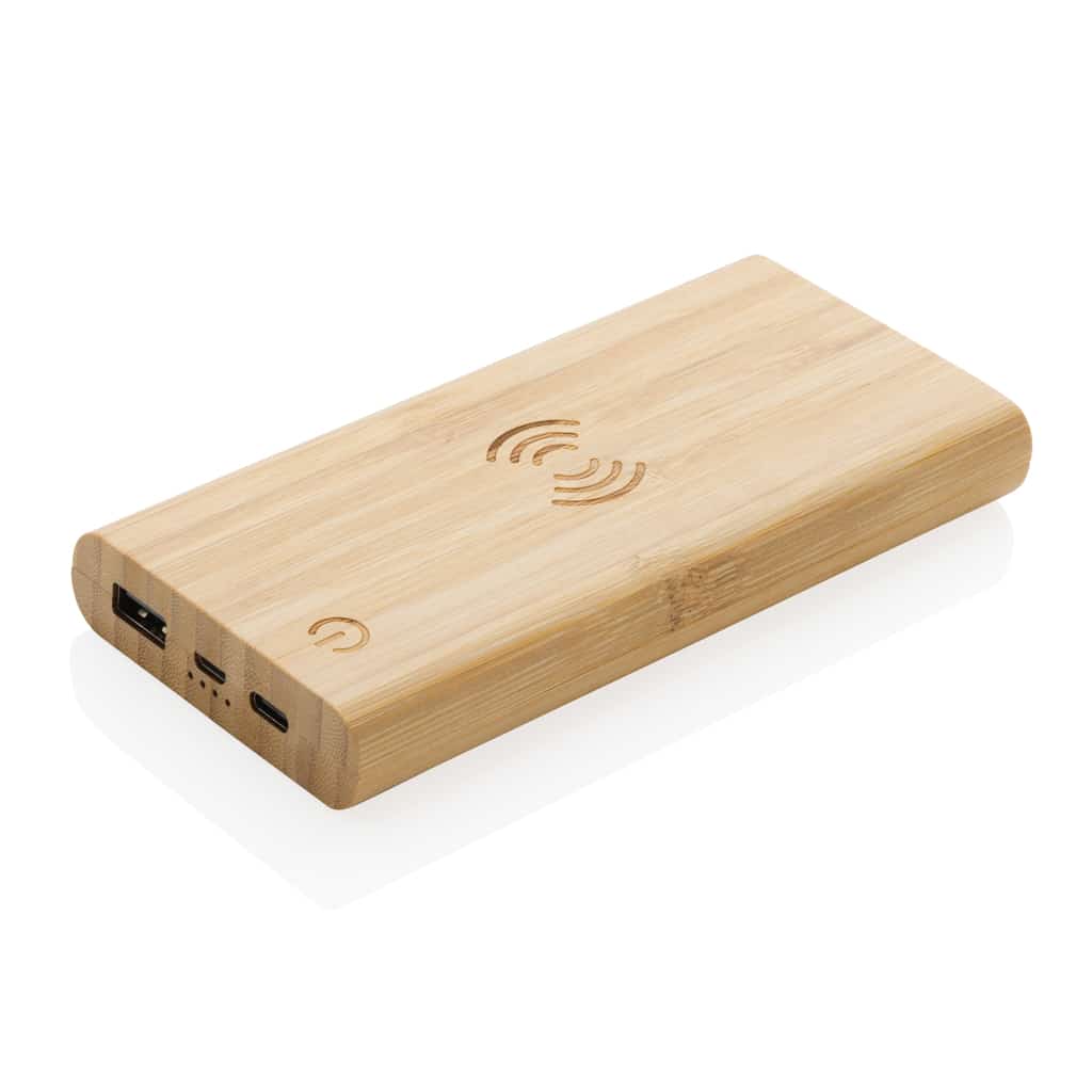 Miniature 2 pour Powerbank 8000 mAh avec induction 5W en bambou certifié FSC®