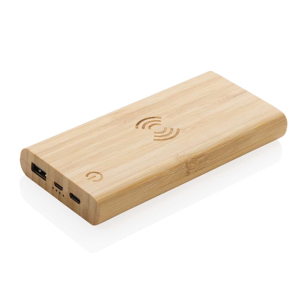 Miniature 8 pour Powerbank 8000 mAh avec induction 5W en bambou certifié FSC®