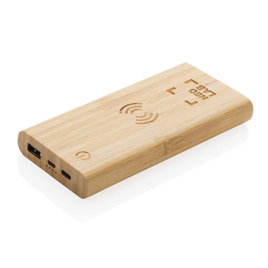 Miniature 9 pour Powerbank 8000 mAh avec induction 5W en bambou certifié FSC®
