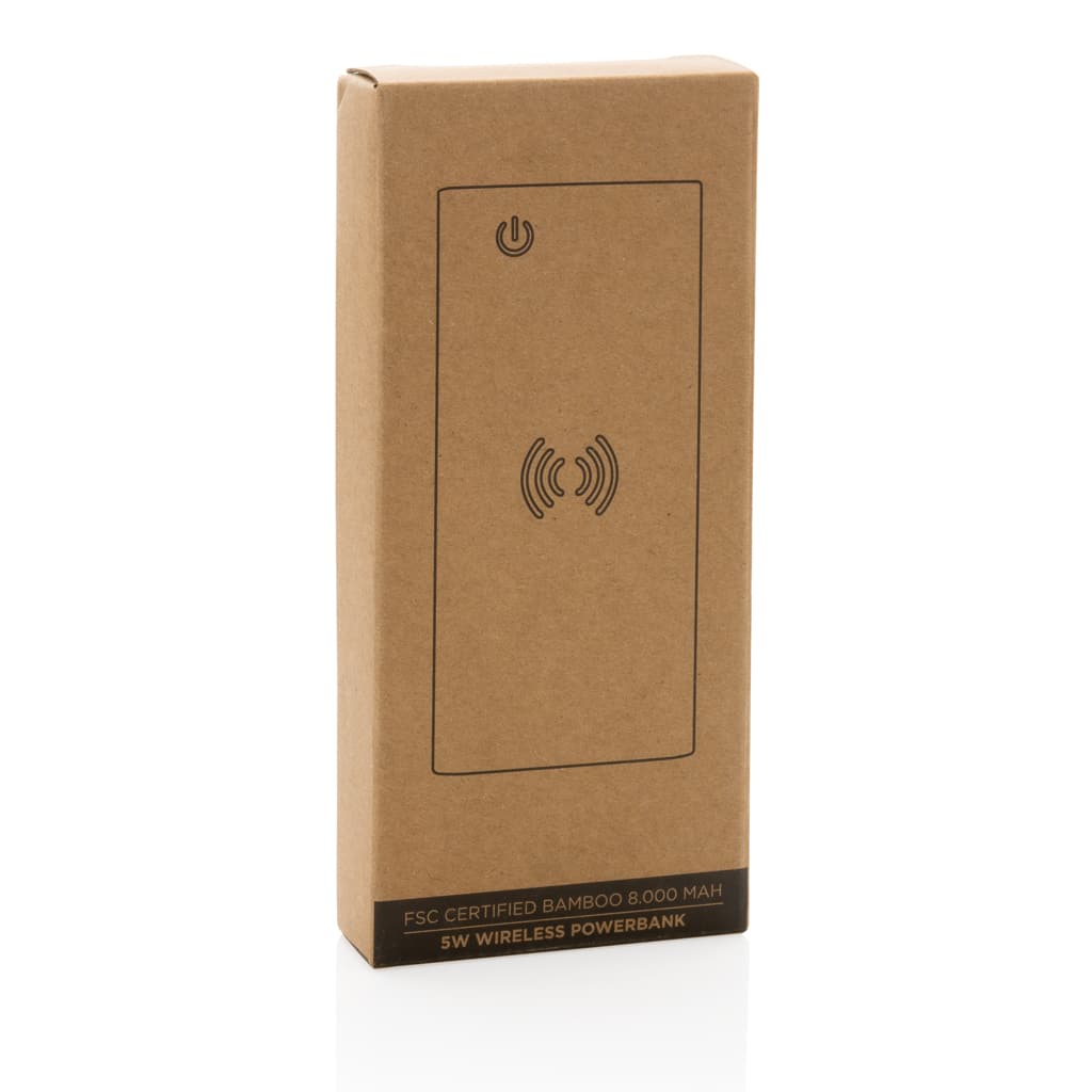 Miniature 13 pour Powerbank 8000 mAh avec induction 5W en bambou certifié FSC®