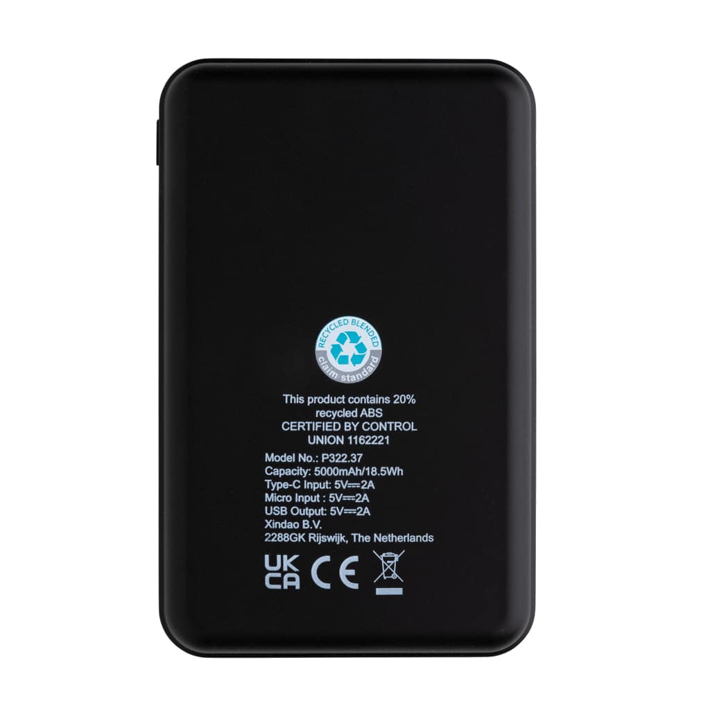 Miniature 8 pour Batterie de secours 5000mAh en plastique recyclé FSC® et RCS
