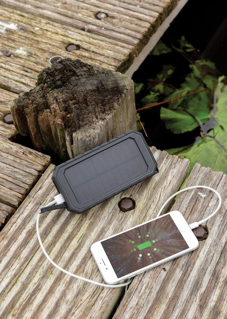 Miniature 10 pour Powerbank solaire 10.000mAh et 10W en plastique recyclé RCS