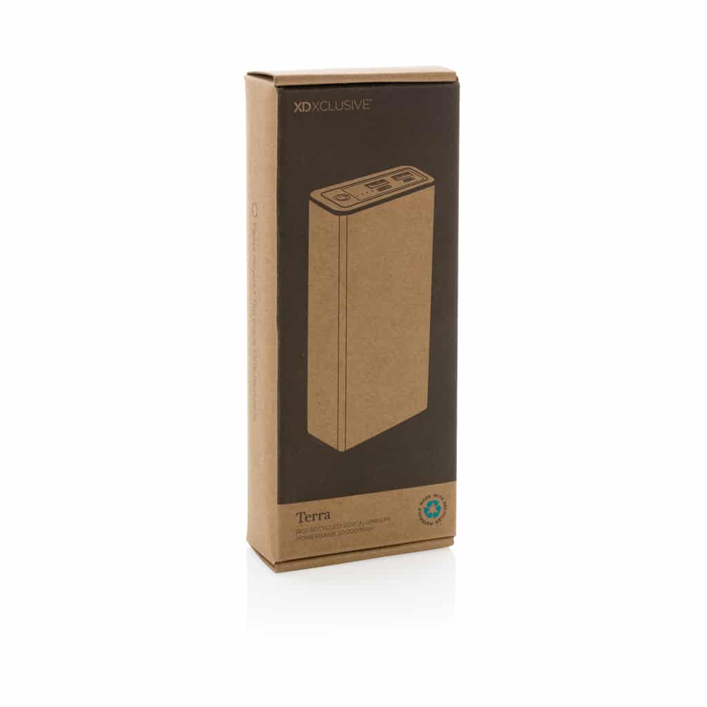 Miniature 12 pour Powerbank 20.000 mAh et 20W en aluminium recyclé RCS Terra
