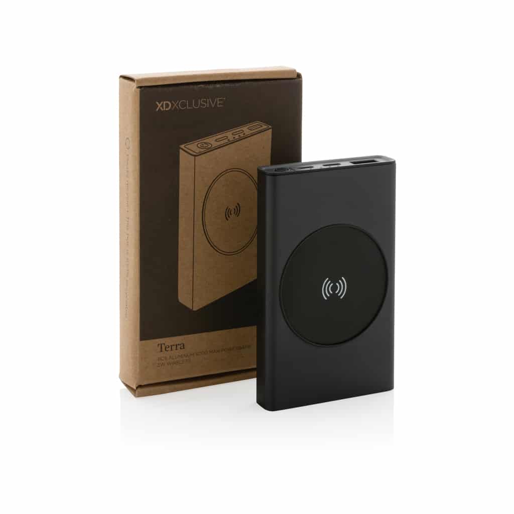 Miniature 12 pour Powerbank 5000 mAh et 5W en aluminium recyclé RCS Terra