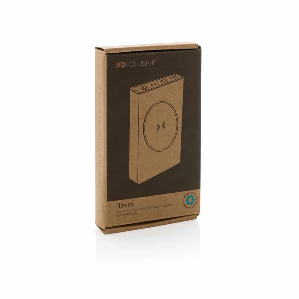 Miniature 13 pour Powerbank 5000 mAh et 5W en aluminium recyclé RCS Terra