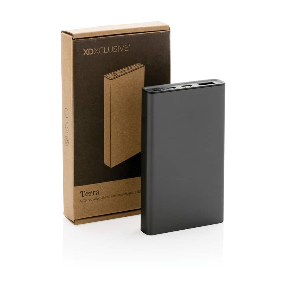 Miniature 10 pour Powerbank 5000 mAh en aluminium recyclé Terra RCS