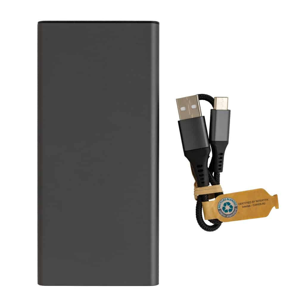 Miniature 5 pour Powerbank 10.000 mAh et 18W en aluminium recyclé Terra RCS