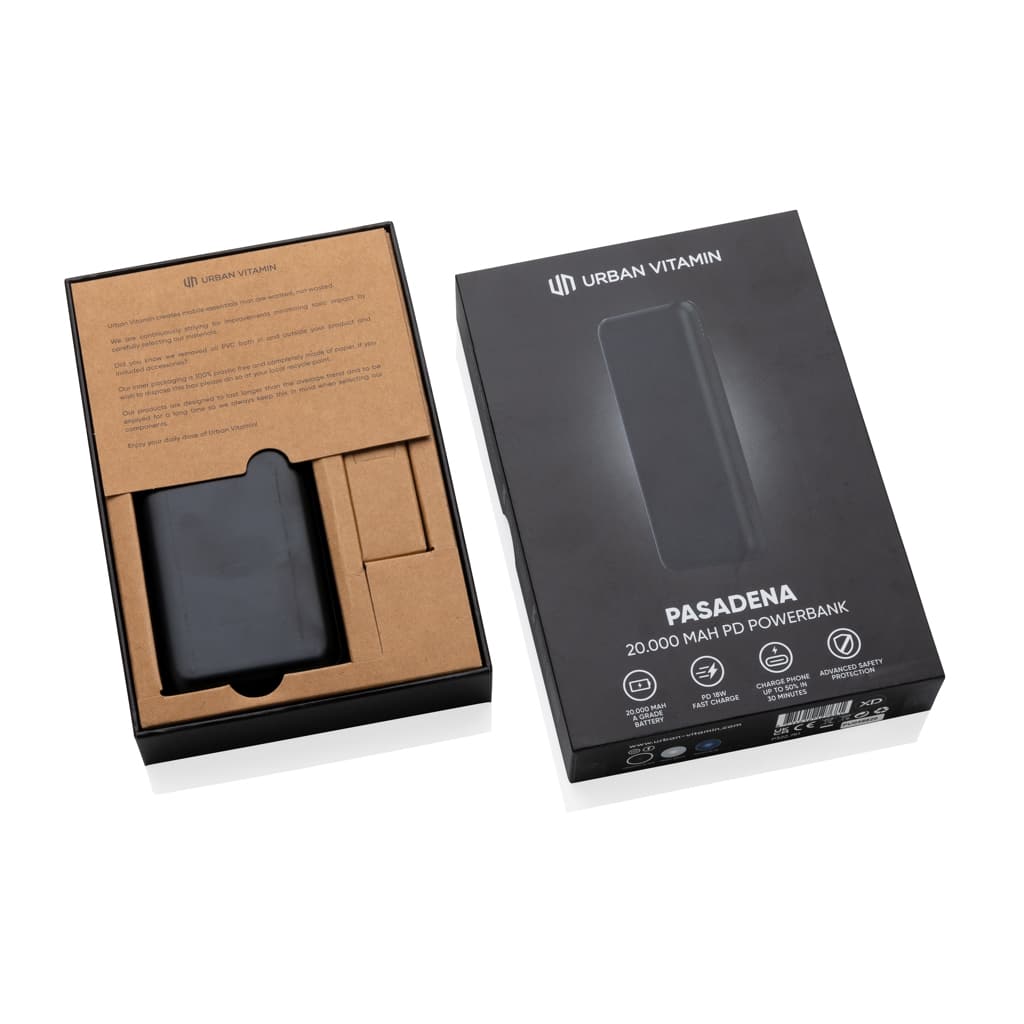 Miniature 10 pour Powerbank 20.000 mAh 18W Pd Urban Vitamin Pasadena