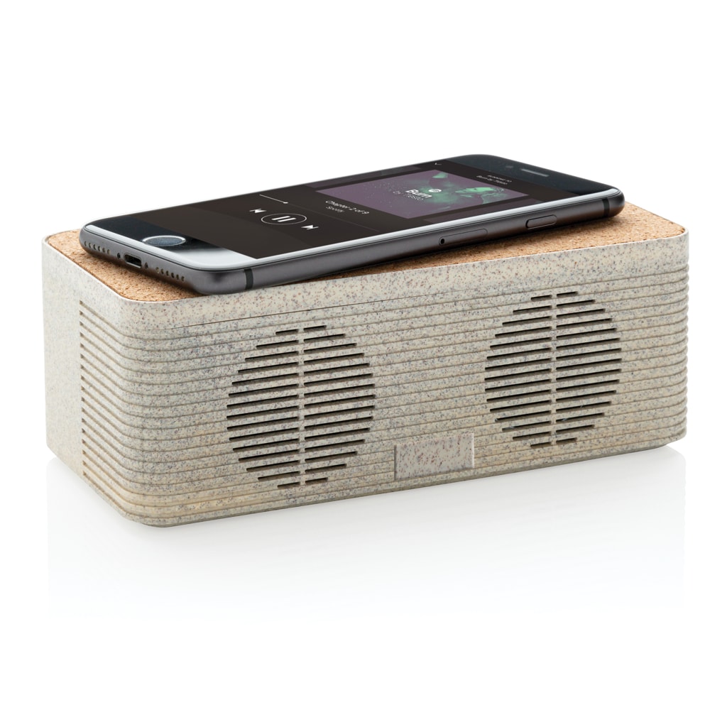 Miniature 3 pour Enceinte 5W avec chargeur à induction en fibre de paille