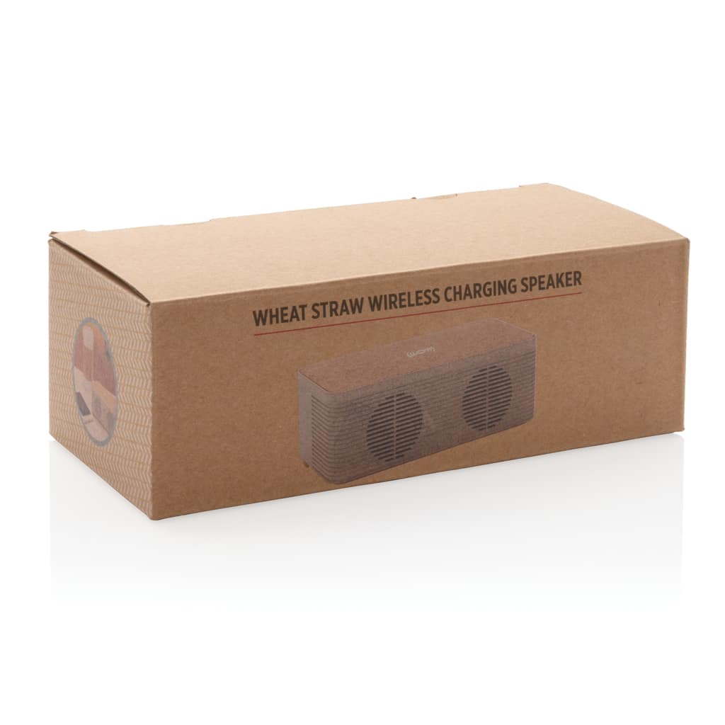 Miniature 10 pour Enceinte 5W avec chargeur à induction en fibre de paille