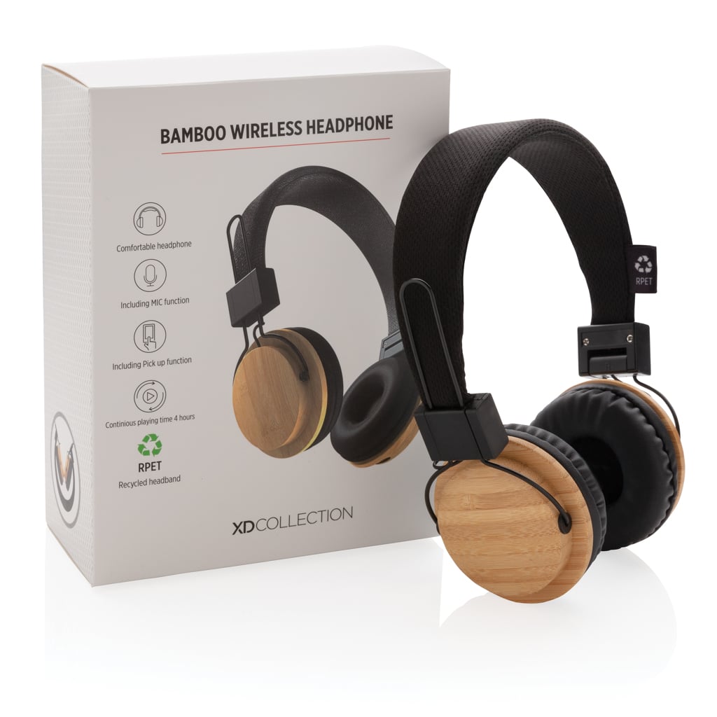 Miniature 11 pour Casque audio sans fil en bambou